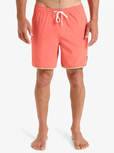 Original Scallop 17" - Short de bain Rose Homme