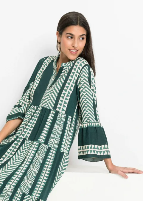 Robe longue en viscose fluide