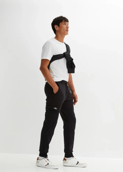 Pantalon de jogging avec poches cargo et doublure peluche