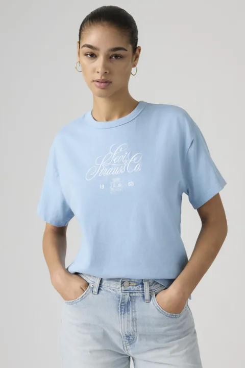 Levi's T Shirt Graphique Vintage - Femme - Rose / Coral Blush - XS