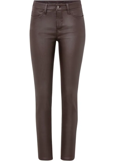 Pantalon extensible en viscose majoritaire