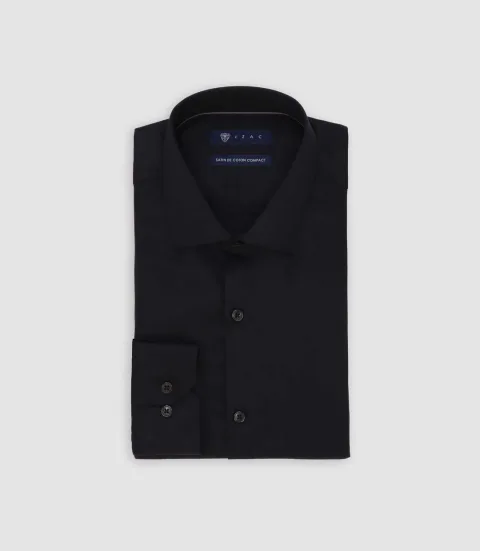 IZAC - Chemise col italien noire
