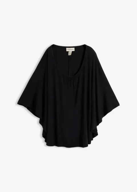 T-shirt en viscose à manches chauve-souris