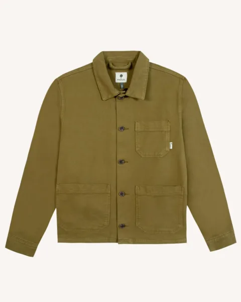 Veste en coton kaki foncé - LORGE