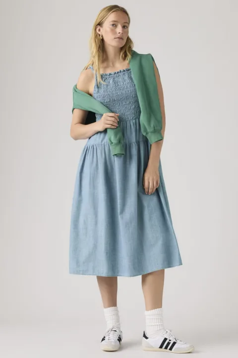 Levi's Robe D'été Monaco - Femme - Bleu / Breezy Blues - XS