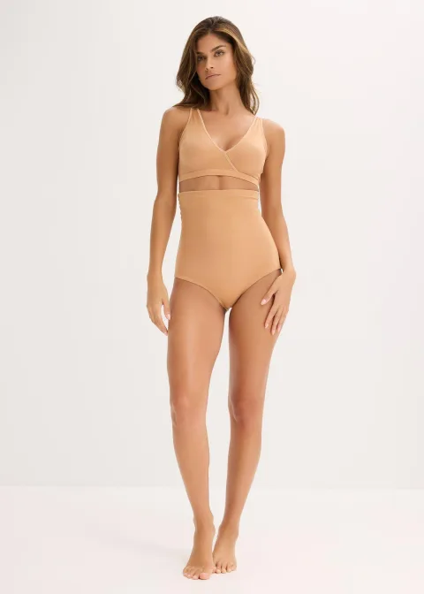 Soutien-gorge bralette en matière brillante