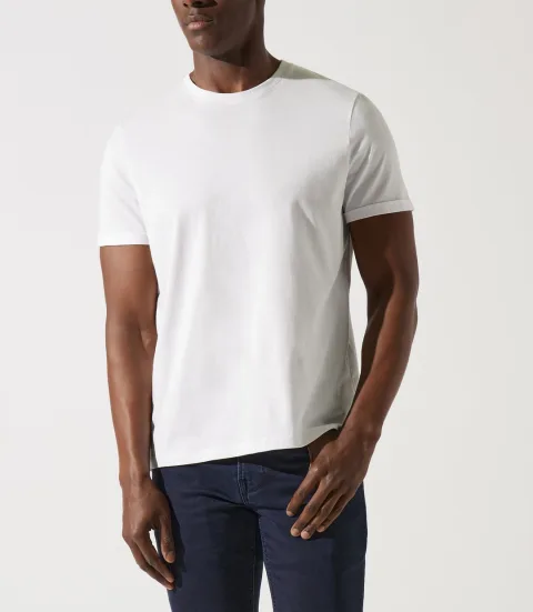 IZAC - T-shirt uni blanc GINO
