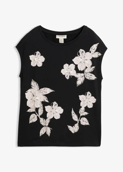 T-shirt à motif floral