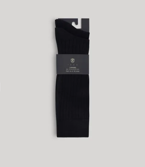 IZAC - Pack de chaussettes côtelées marine