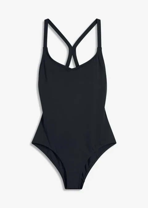 Maillot 1 pièce de natation séchage rapide, dos nageur