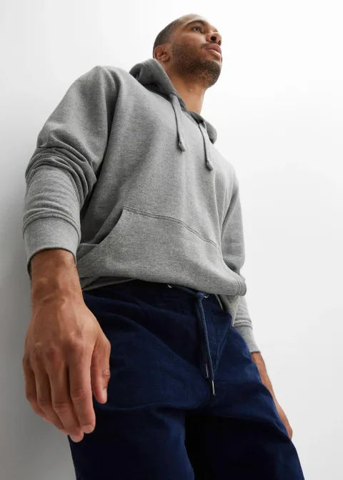 Pantalon jogger Regular en velours côtelé, droit