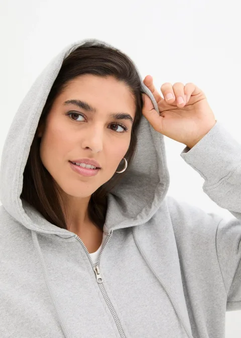 Sweat zippé à capuche