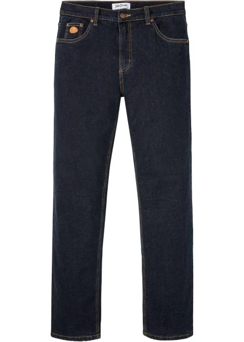 Jean extensible classique à doublure thermique en polaire