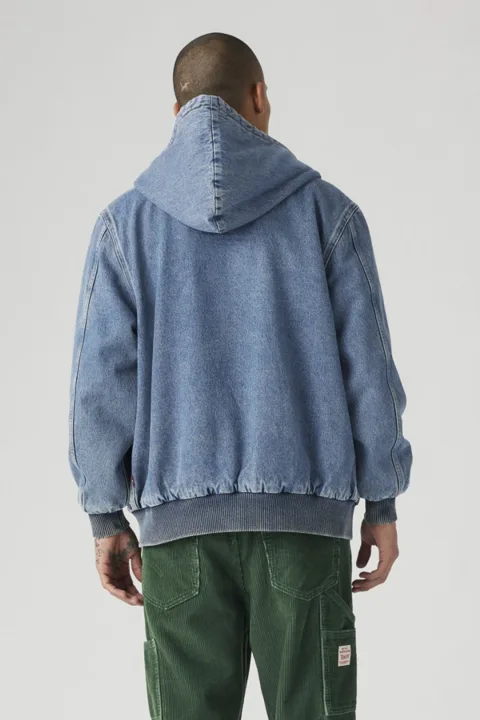 Levi's Sweat À Capuche Potrero Denim - Homme - Bleu / Get Involved T - XS