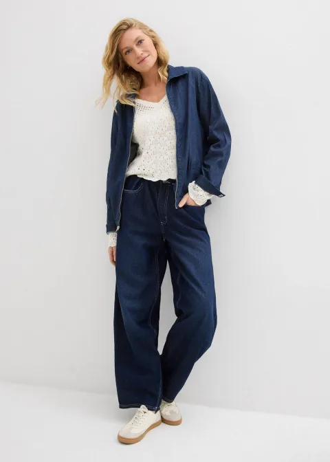 Pull léger en maille ajourée
