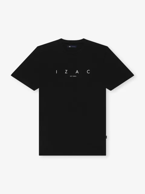 IZAC - T-shirt col rond noir