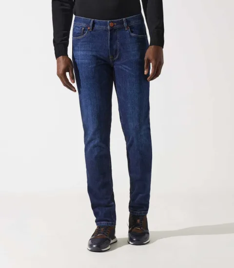 IZAC - Jean straight bleu moyen EDITO