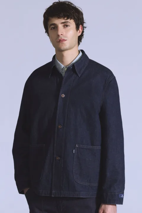 Levi's Veste Naval Sack - Homme - Bleu / Rinse - XL