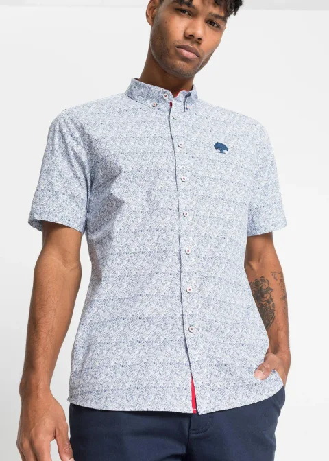 Chemise manches courtes 100% coton