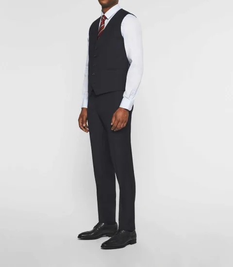 IZAC - Gilet de costume bleu marine XLIBRE