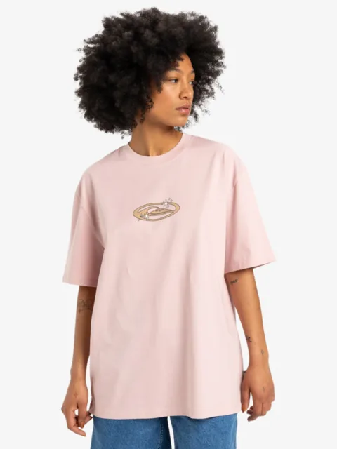 Yaima Boyfriend - T-shirt à manches courtes Rose Femme