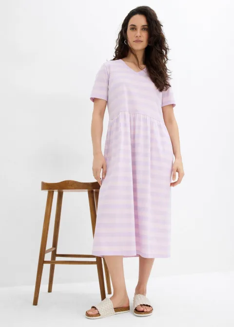 Robe en jersey coton