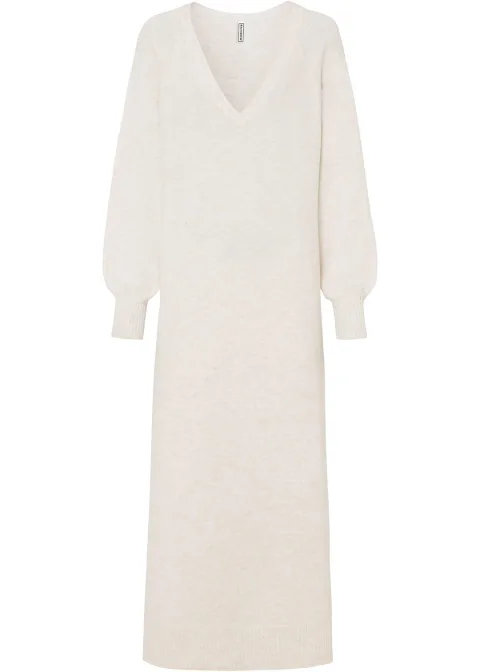 Robe midi oversize en maille