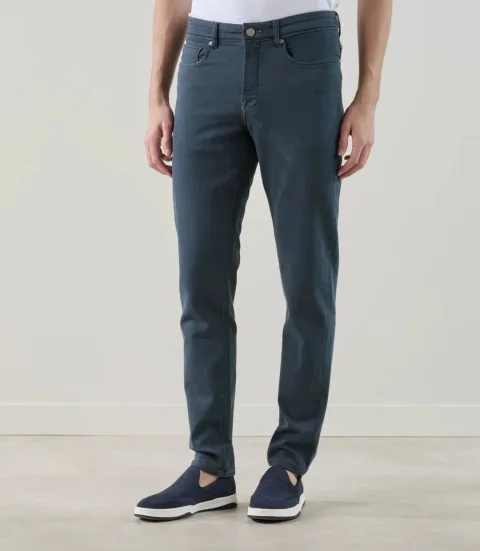 IZAC - Jean 5 poches stretch bleu