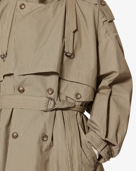 Veste Claya - Femme - Beige-kaki - Taille 42 - Marant Étoile