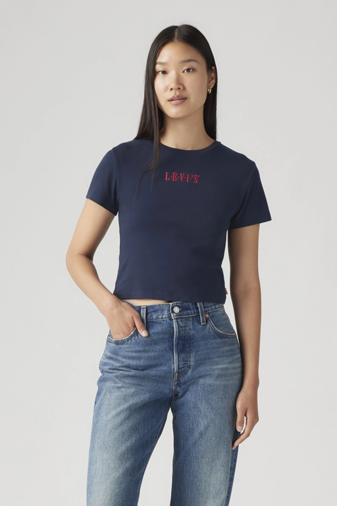 Levi's T Shirt Graphique Essential Sporty - Femme - Noir / Pirate Black - XS - 2