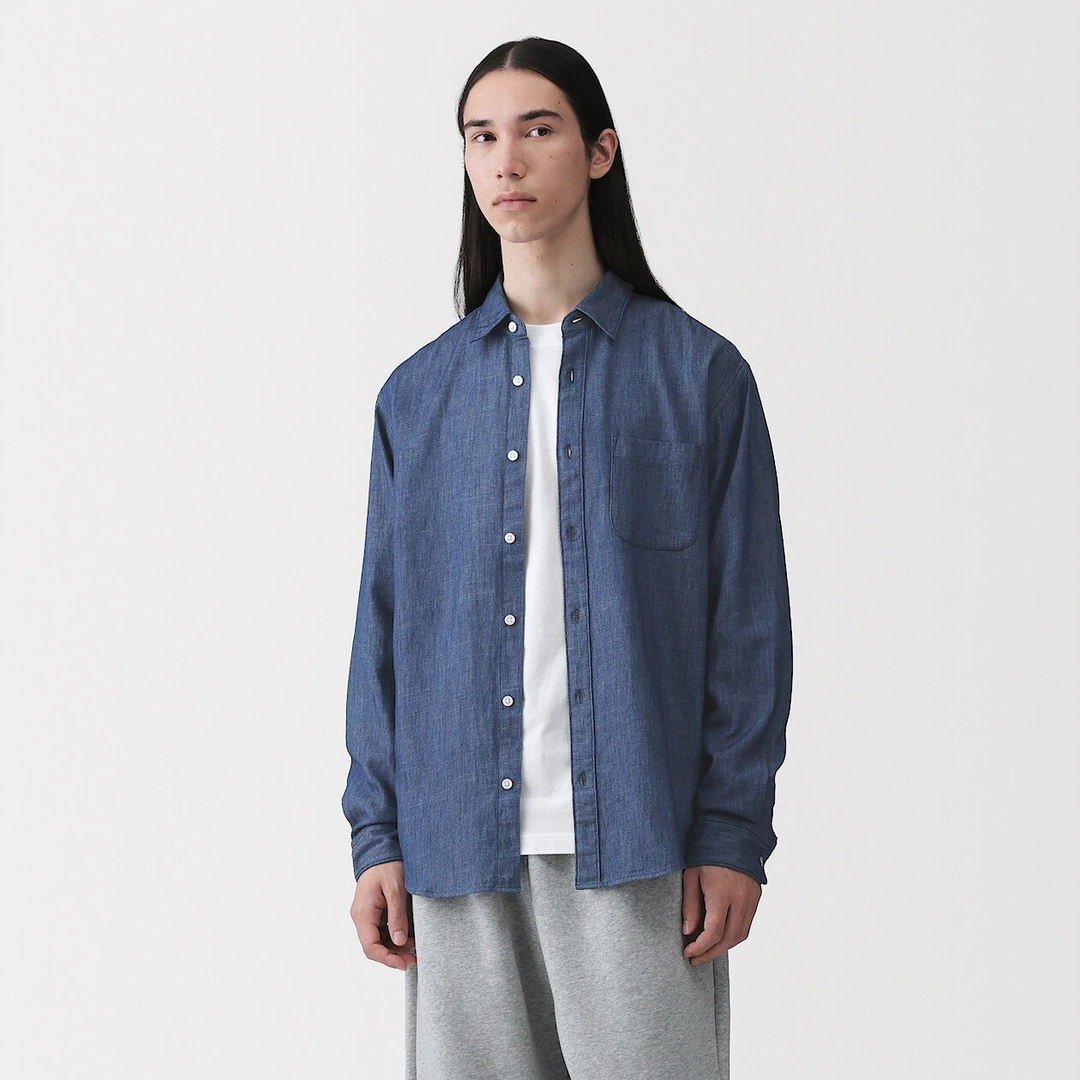 Chemise denim pour homme