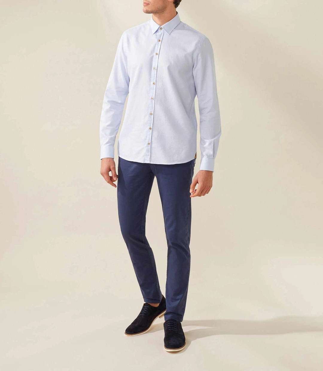 IZAC - Chemise casual bleu ''Tanouk''