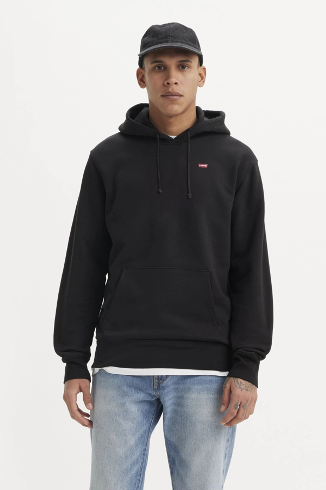 Levi's Sweat À Capuche Original Housemark - Homme - Gris / Mid Tone Grey Heather - 2XL - 2