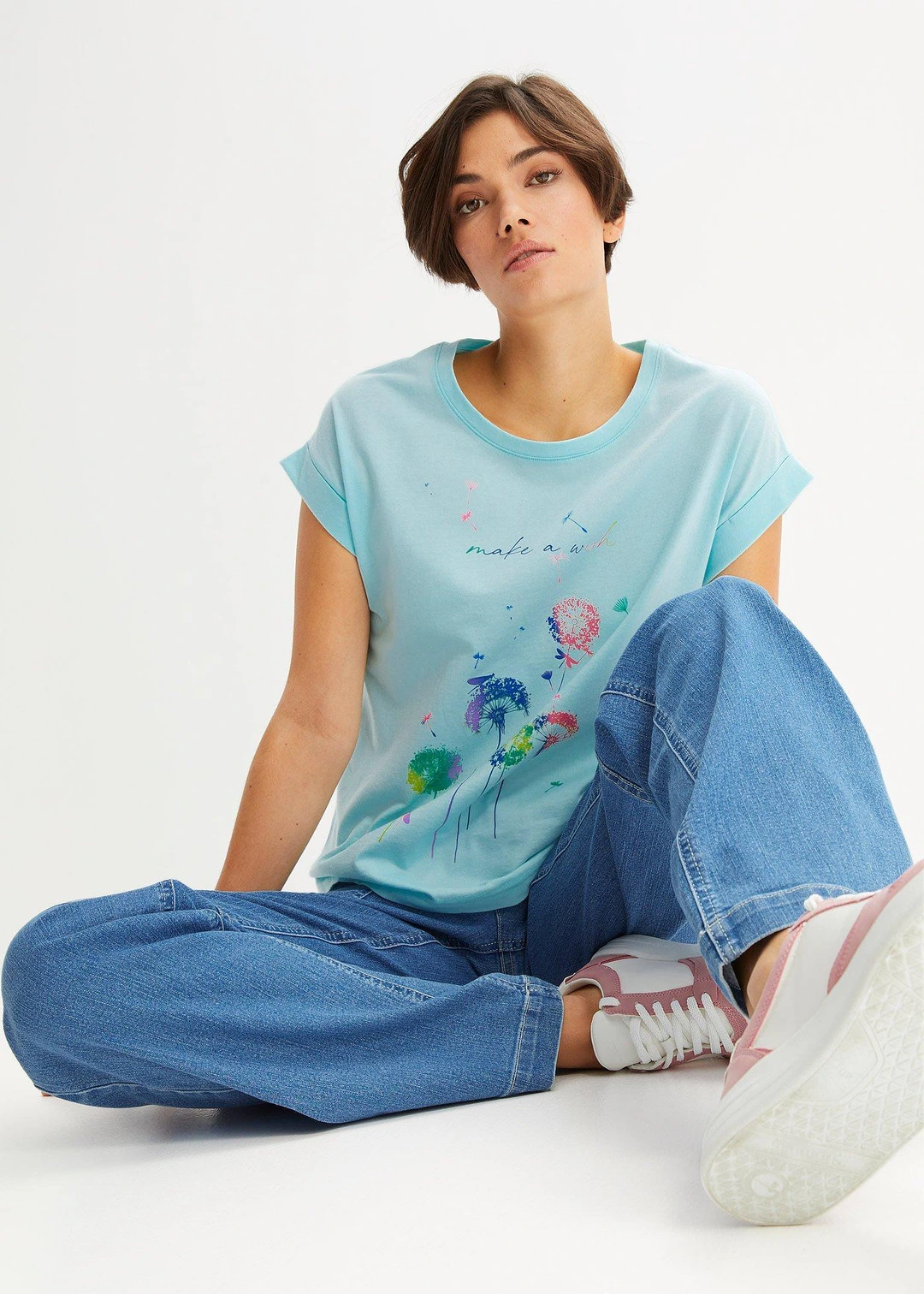 T-shirt avec fleurs de pissenlit - 2