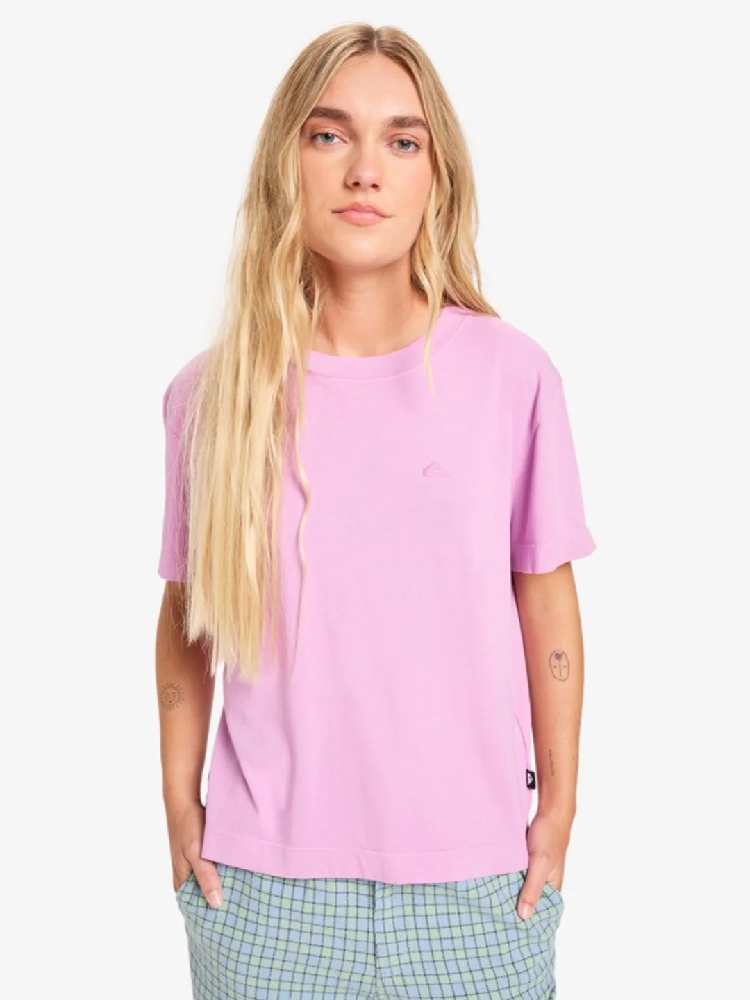 Essential - T-Shirt à manches courtes pour Femme Violet