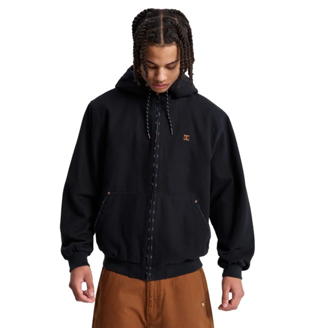 Garage - Veste en toile Noir Homme
