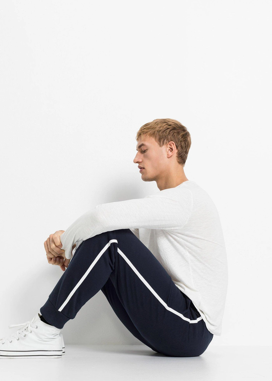 Lot de 2 pantalons de jogging à détails contrastants