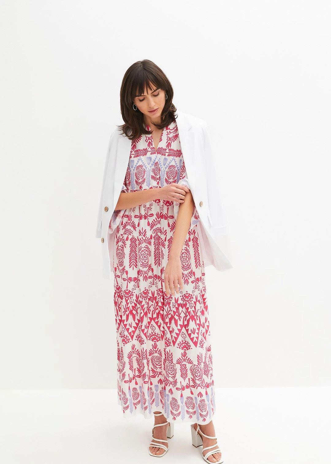 Robe longue en viscose fluide - 2