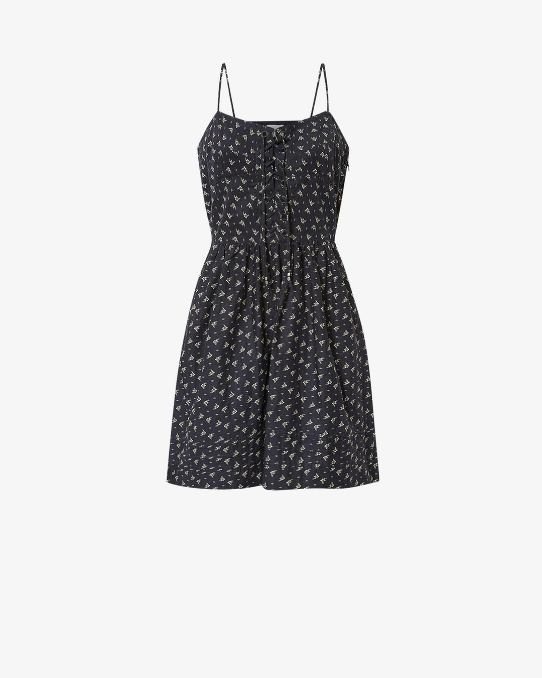 Robe Dryna - Femme - Noir Et Écru - Taille 42 - Marant Étoile - 6