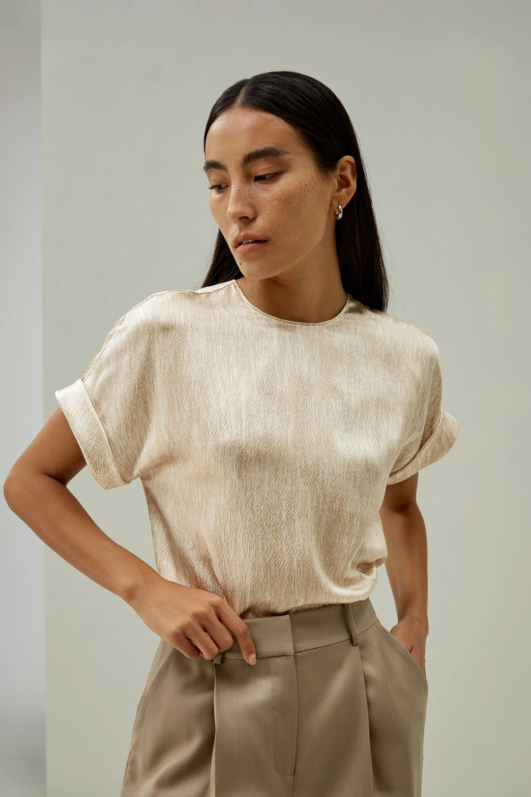 LILYSILK Top En Soie Coupe Basique Pure Soie S'Accorde Avec N'Importe Quelle Tenue Grain Xl