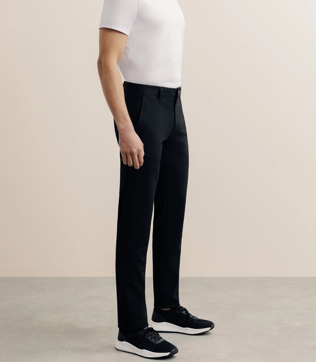 IZAC - Pantalon esprit ville noir