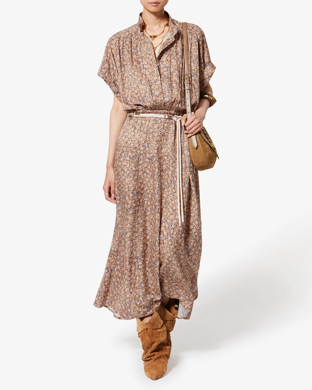 Robe Ansley - Femme - Ocre - Taille 44 - 4