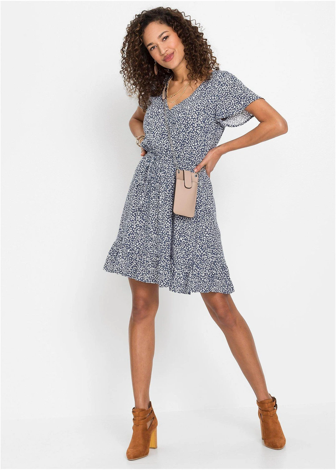 Robe courte en viscose - 2