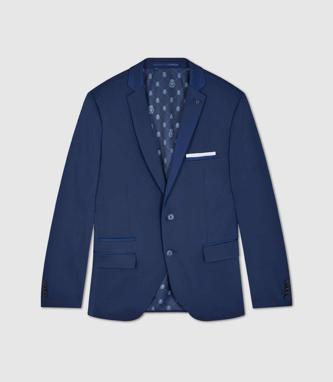 IZAC - Veste ville 2 boutons bleu ''Cionac''