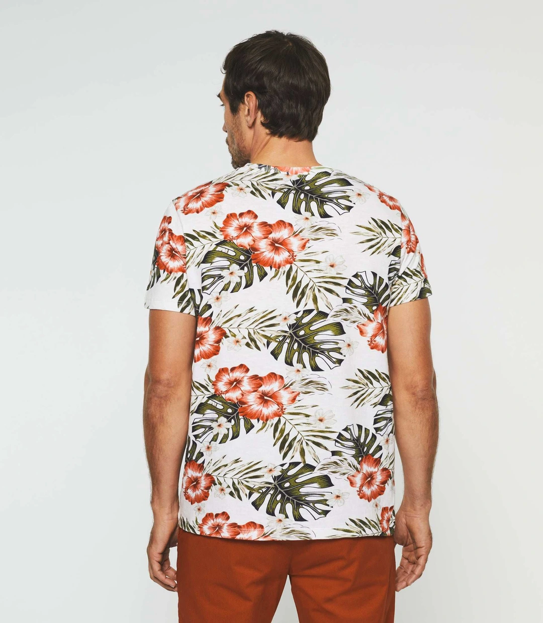 IZAC - T-shirt à imprimé blanc ''Guewen''