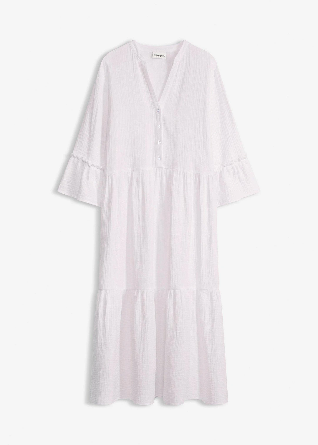 Robe longue en gaze de coton douce