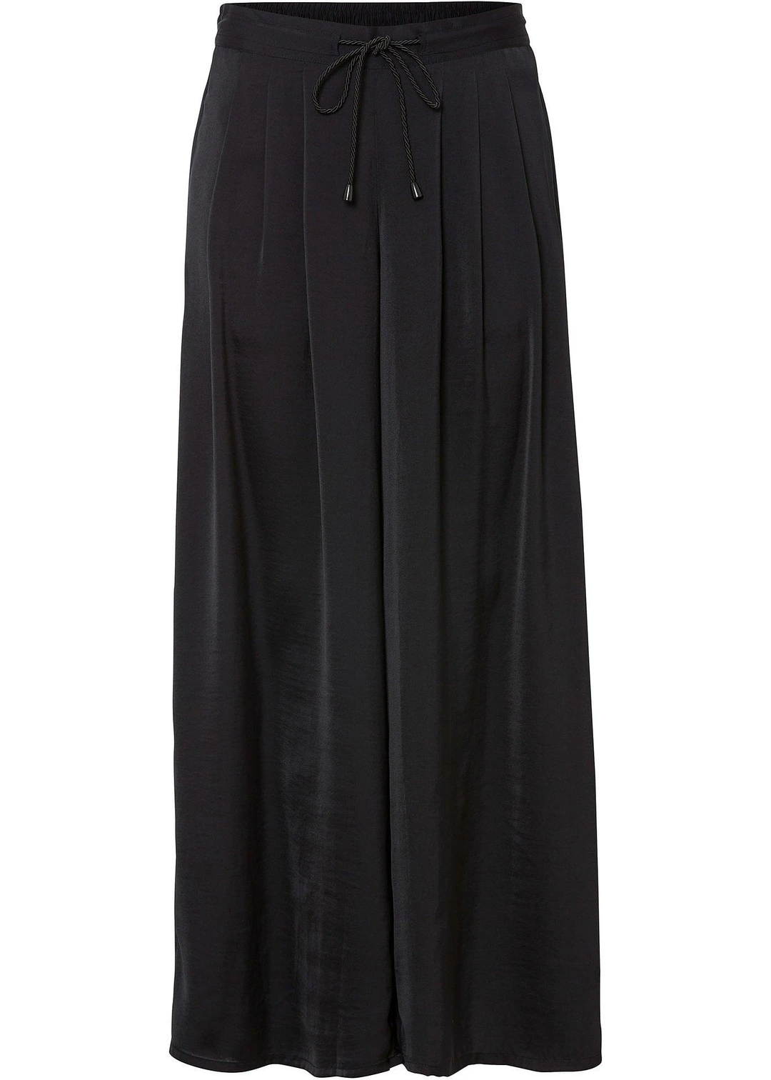 Pantalon ample en satin fluide