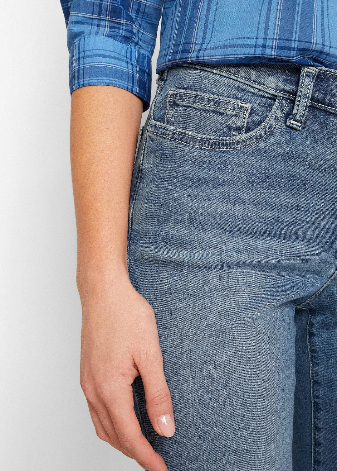 Jean bootcut, taille mi-haute - 3