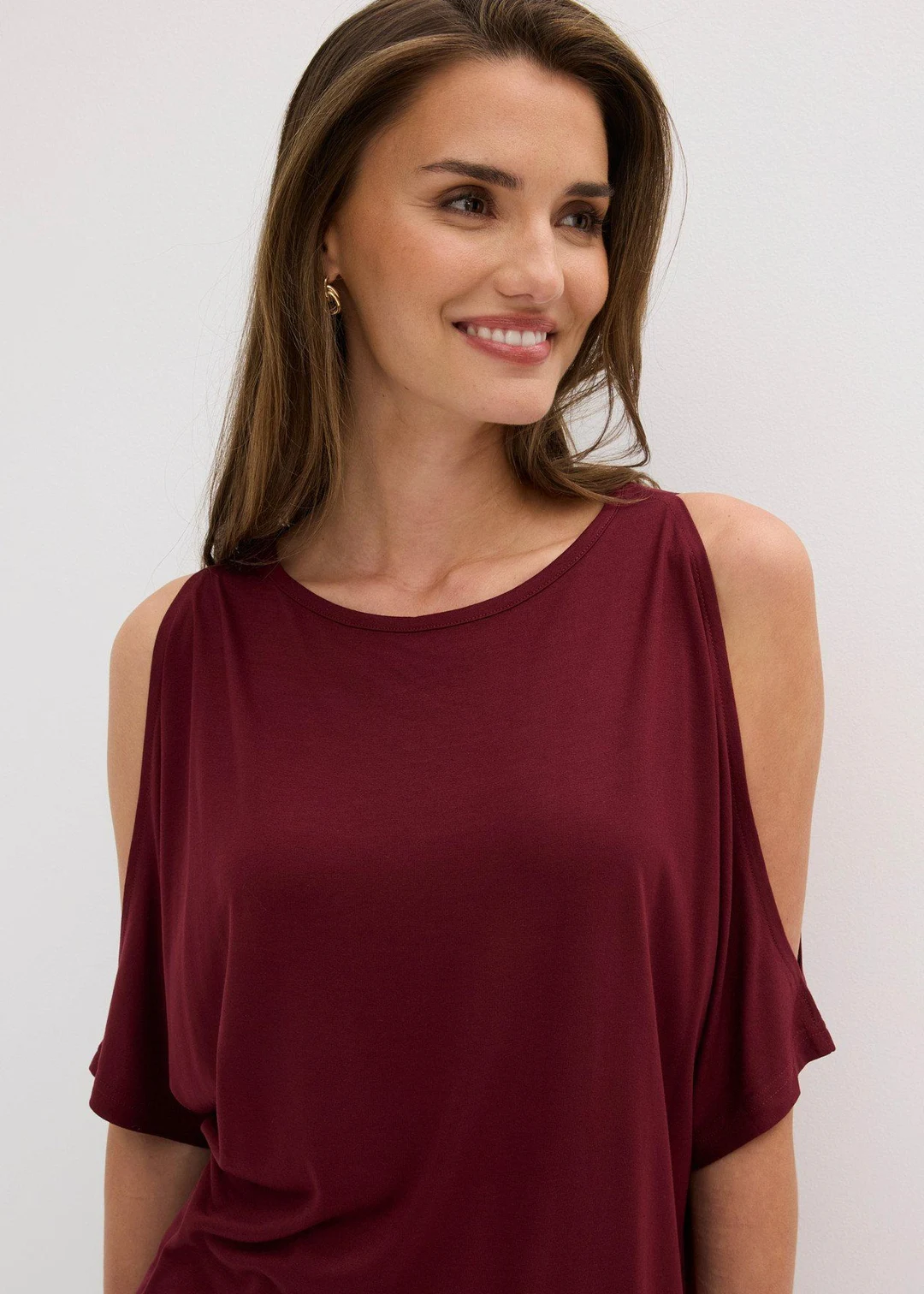 T-shirt en viscose avec découpes - 3
