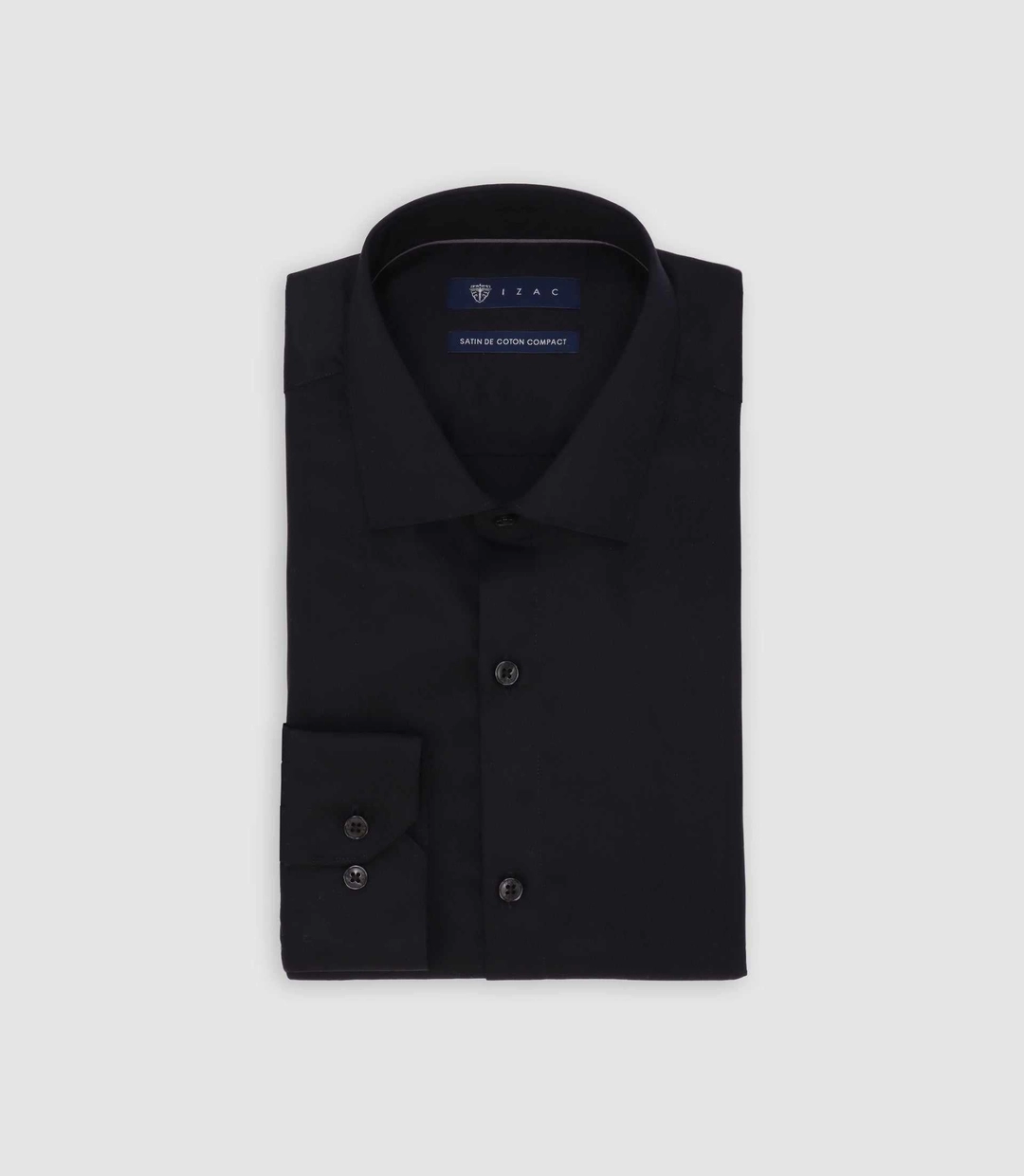 IZAC - Chemise col italien noire